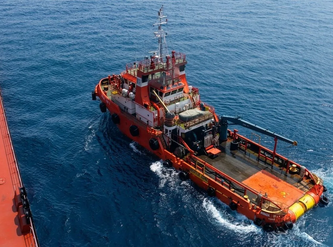 Max Marine support vessel Captain Hany