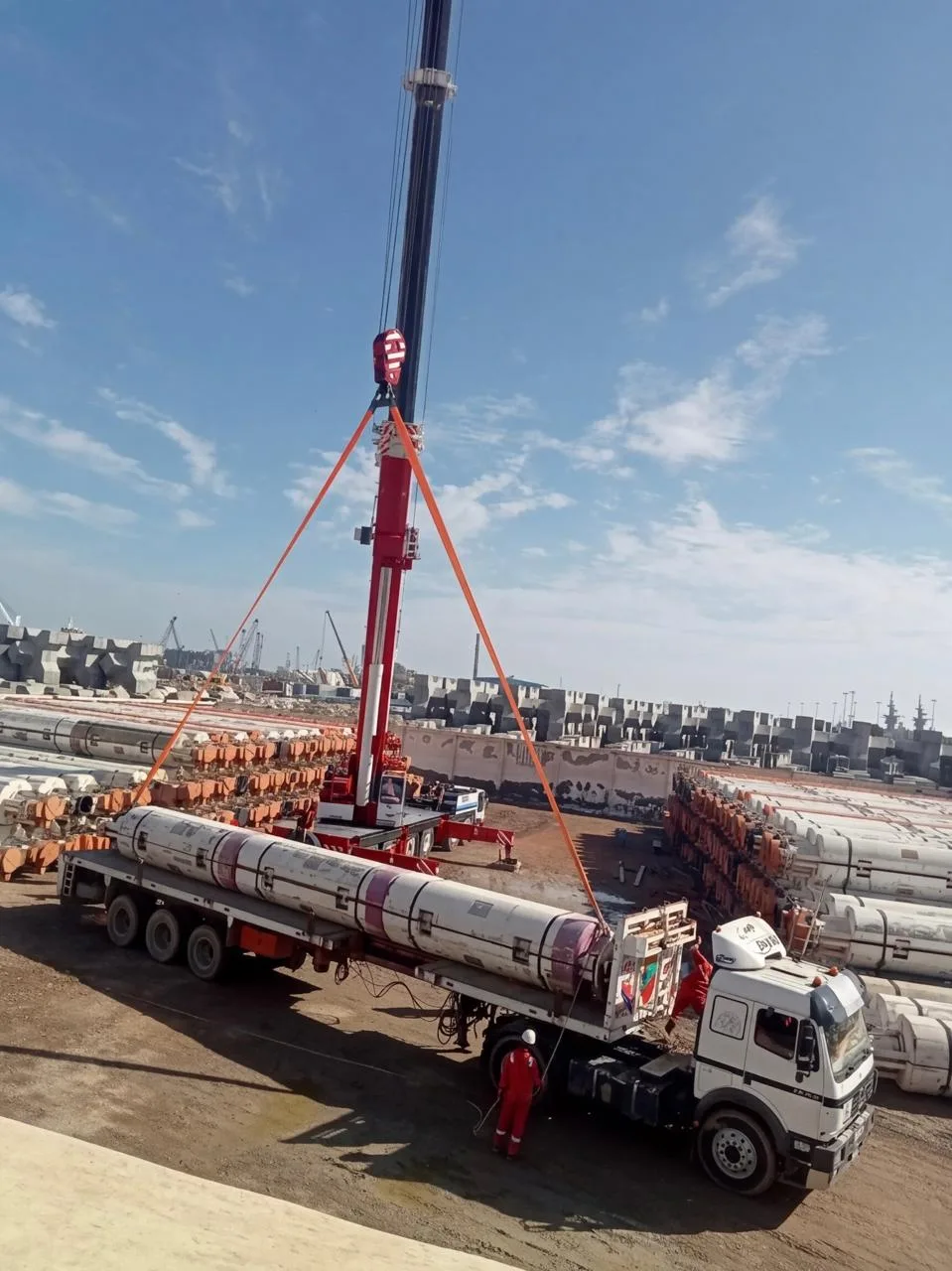 Customs clearance and project cargo handling at Egyptian port operations