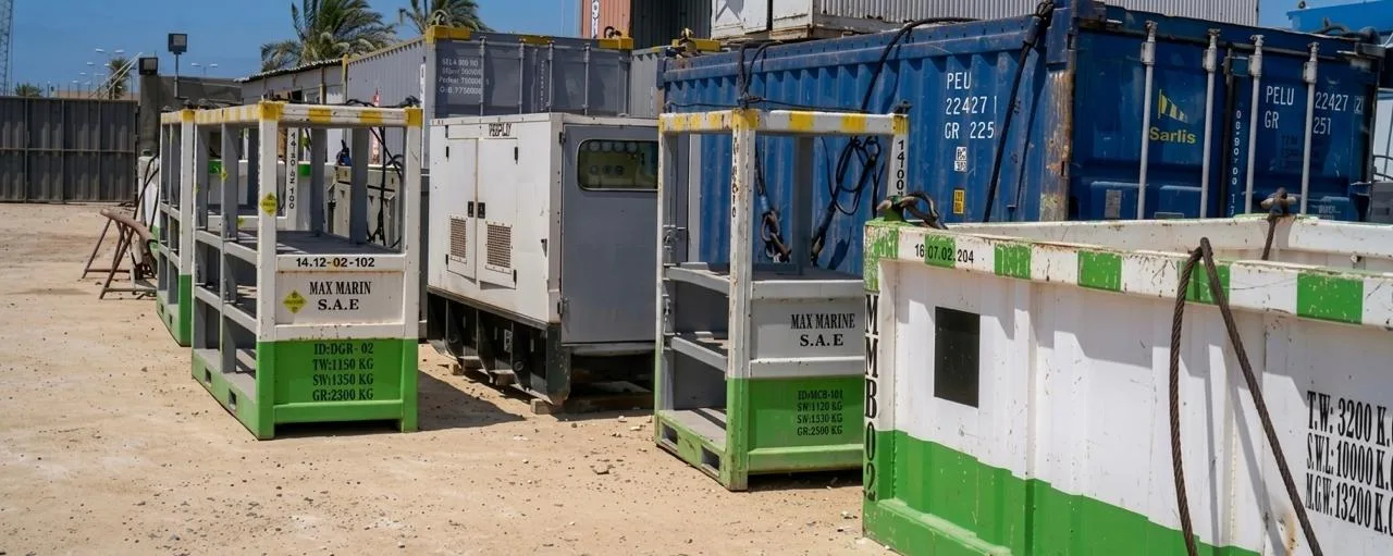 Max Marine offshore logistics yard and marine equipment support operations