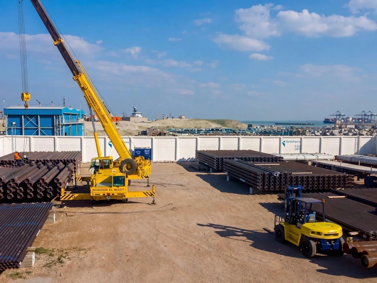 Technip offshore logistics and vessel support operations in Abu Qir, Egypt - image 1