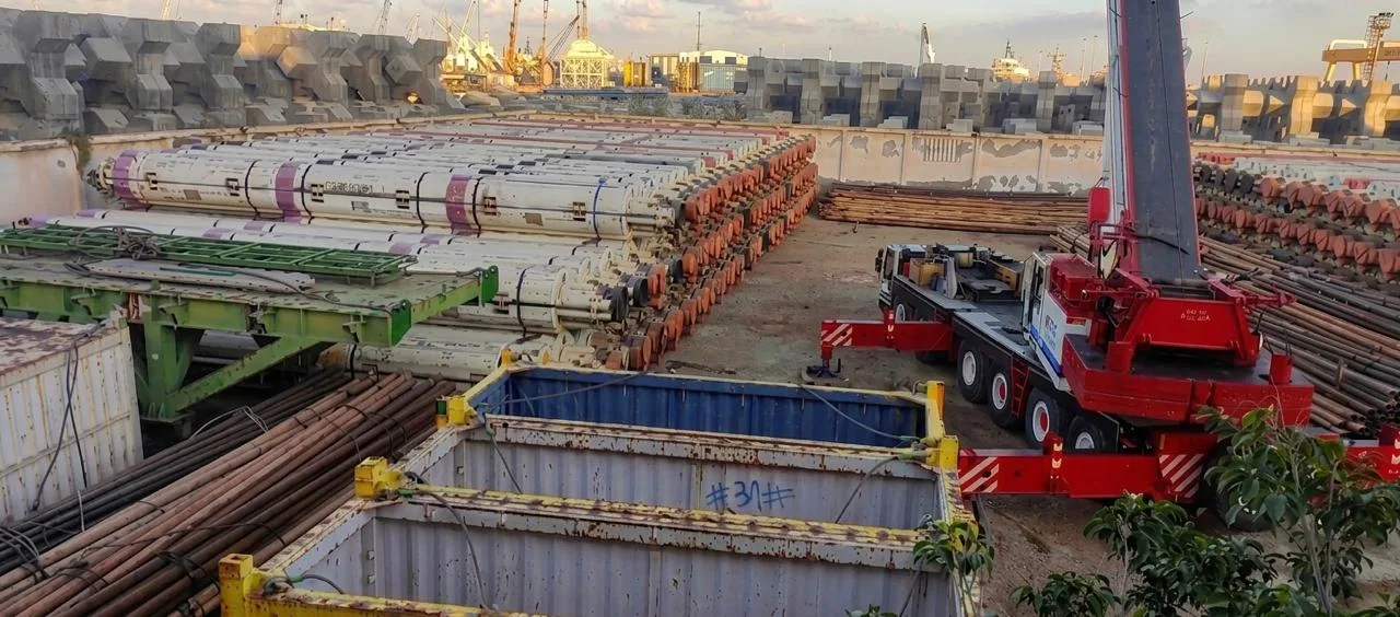 Saipem Offshore Logistics & Rig Support operations in Alexandria, Egypt - Max Marine Group offshore support